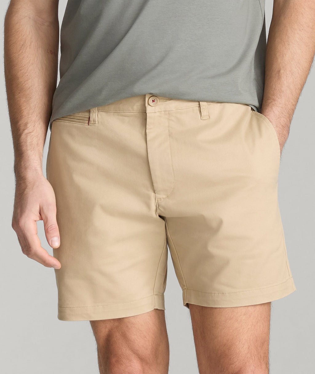 7" Stretch Chino Shorts